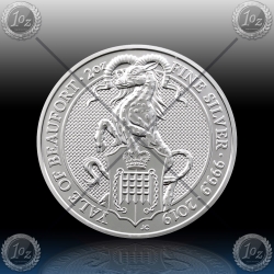 2oz V. BRITANIJA 5 Pounds 2019 "YALE" UNC